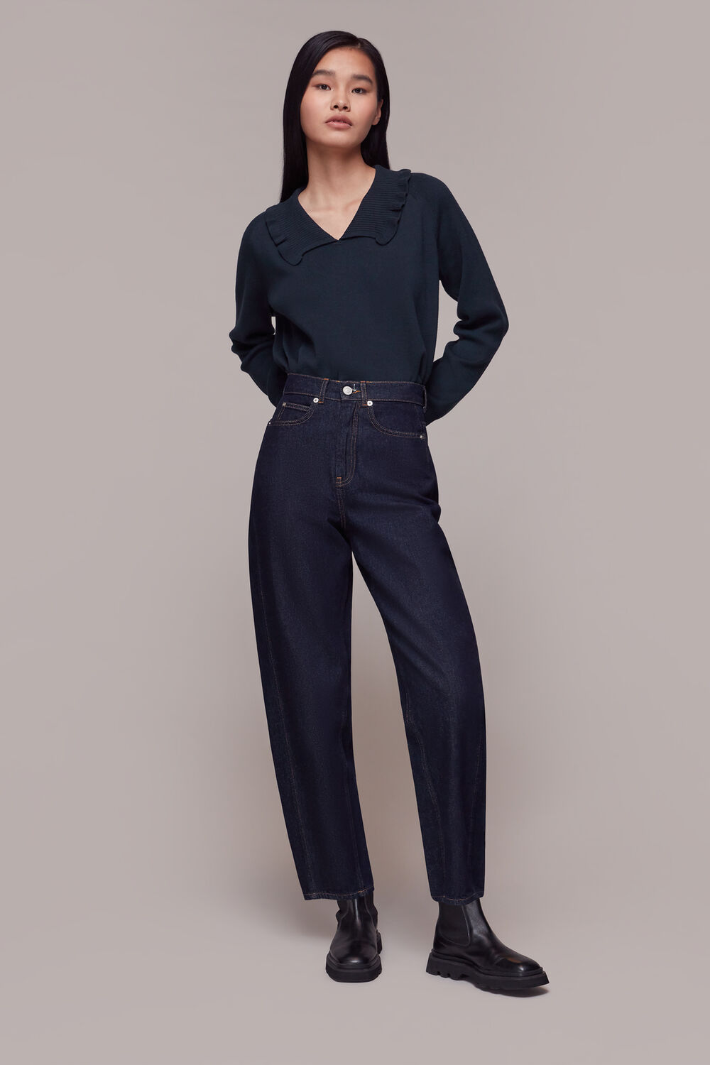 Frill Collar Sweater